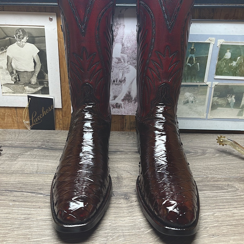 VERY RARE SAN ANTONIO 11.5B FRENCH TOE ONE OF A KIND EXOTIC